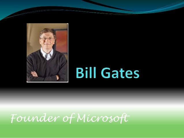 bill gates ppt